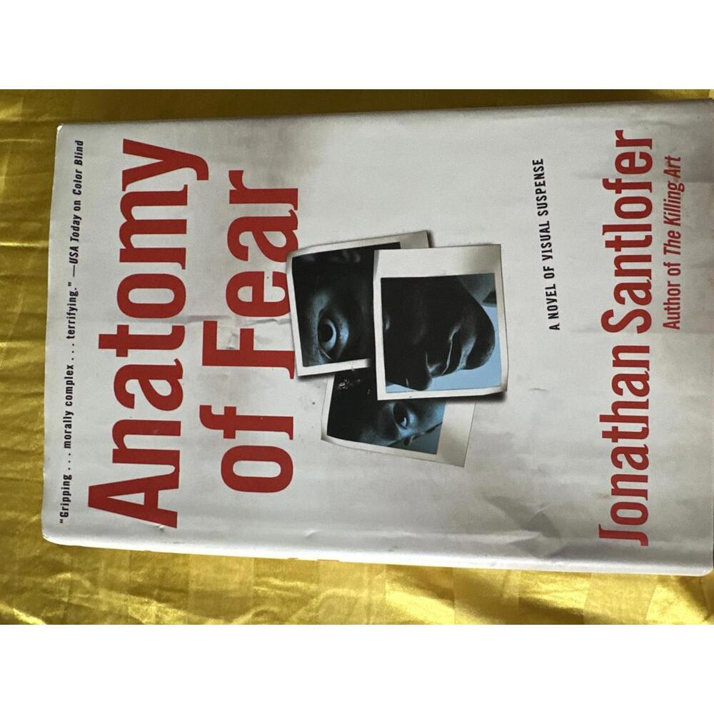 First Edition-Anatomy of Fear by Santlofer - Hardcover Mystery Thriller Book